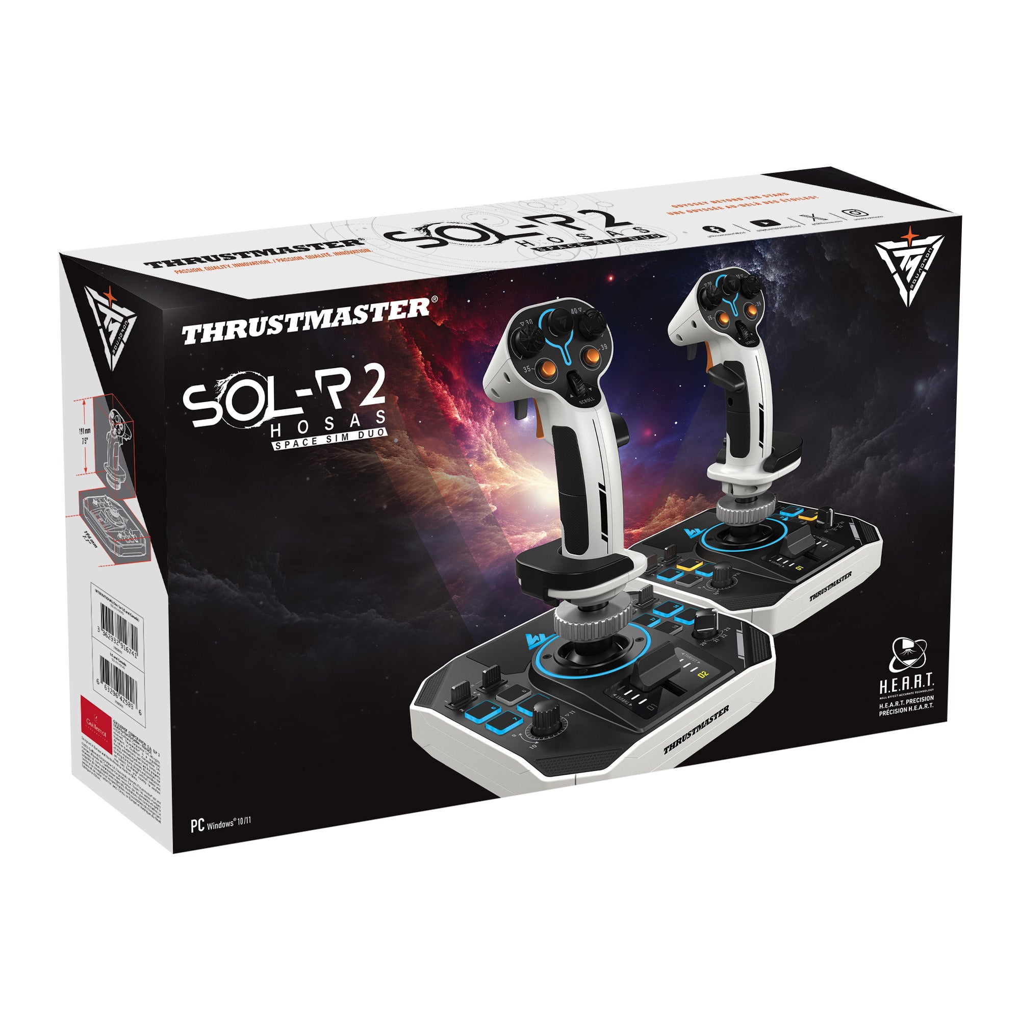 美品！新型 Thrustmaster SOL-R2 SPACE SIM DUO Thrustmaster Sol-R 2 HOSAS Space Sim Duo – Speednation