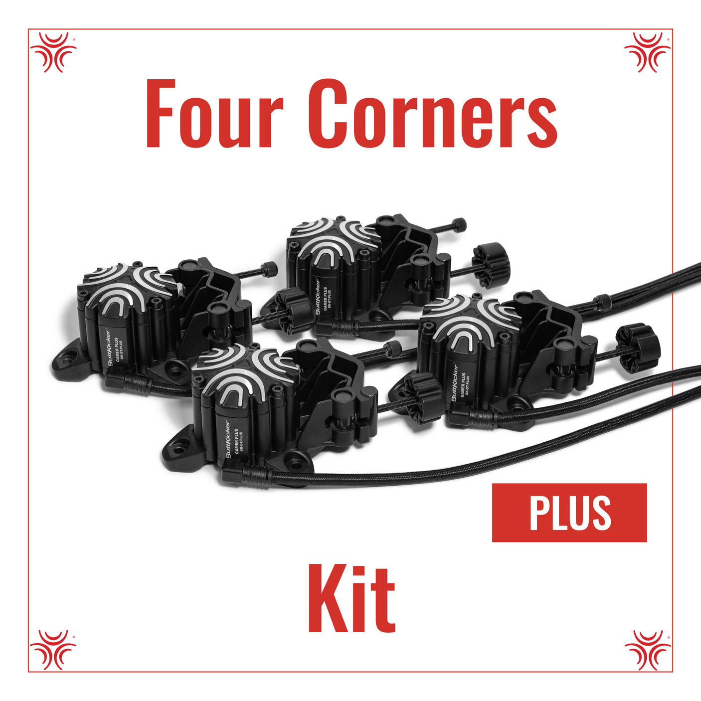 Buttkicker Plus Four Corner Kit