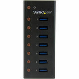 StarTech.com 7 Port USB 3.0 Hub - 5Gbps - Desktop or Wall-mountable Metal Enclosure