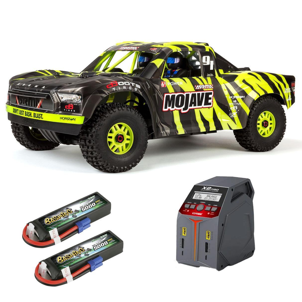 ARRMA - 1/7 MOJAVE 6S V2 4X4 | READY TO BASH BUNDLE