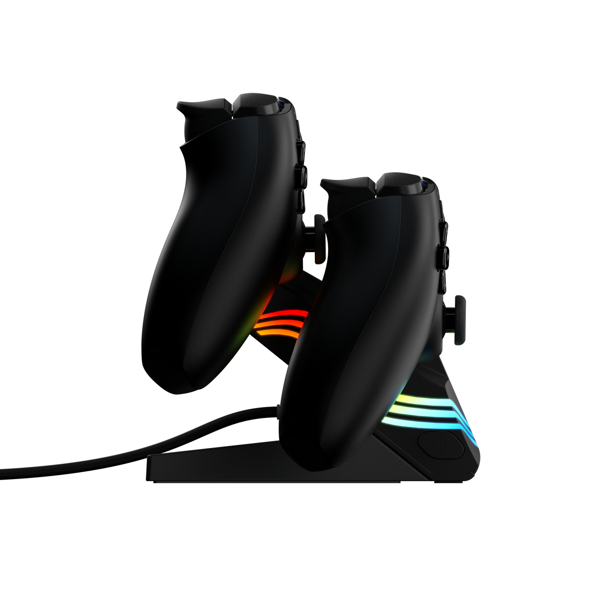 PDP PS5 Afterglow Wave Charger Black image 4