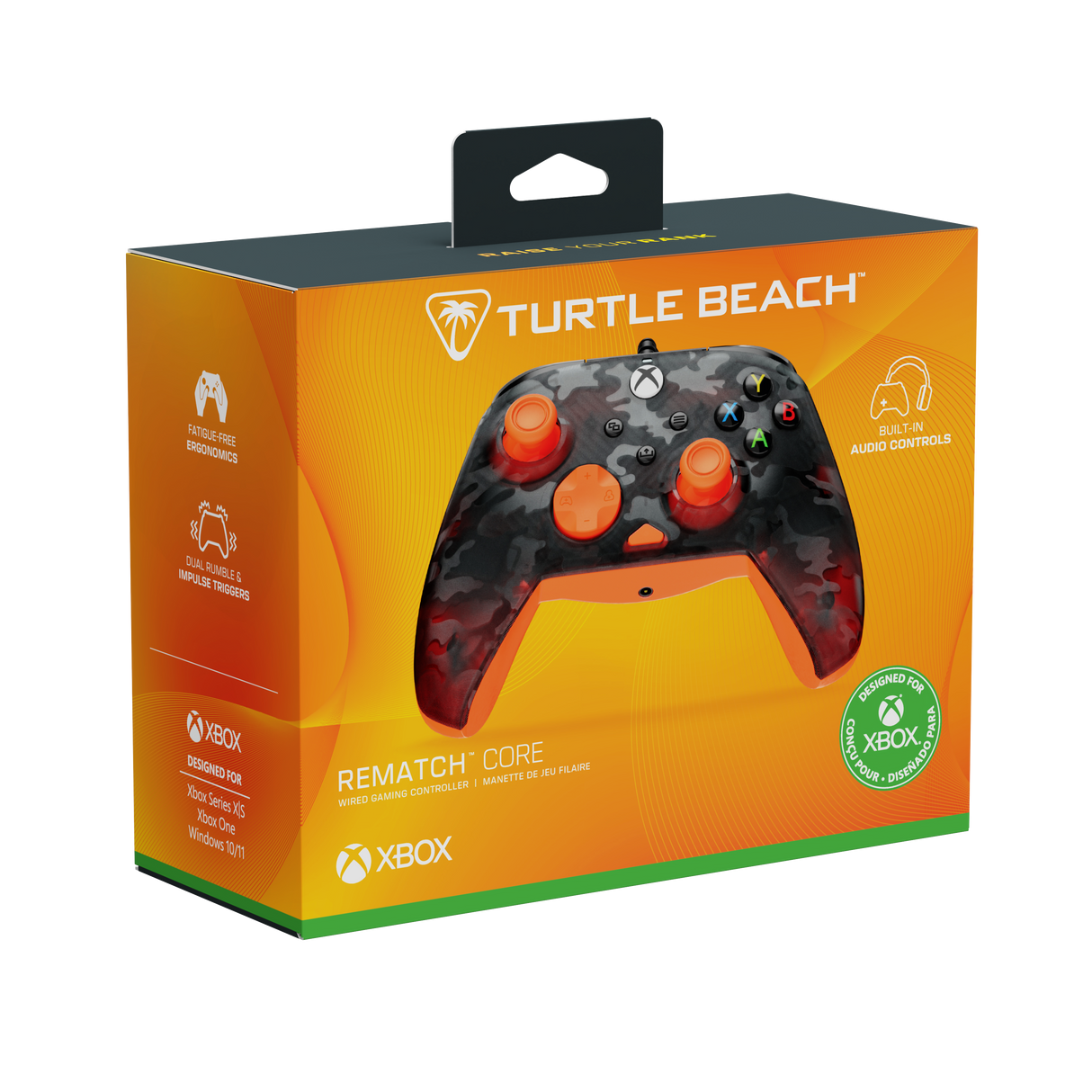 Turtle Beach® Rematch™ Core – Ghost Black Camo/Orange image 2