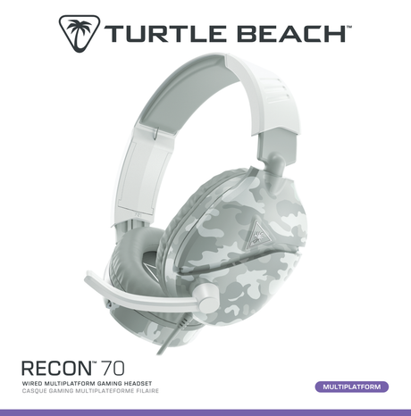 Turtle Beach® Recon 70 Arctic Camo Gaming Headset image 1