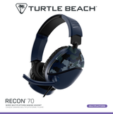 Turtle Beach® Recon 70 Blue Camo Gaming Headset image 1