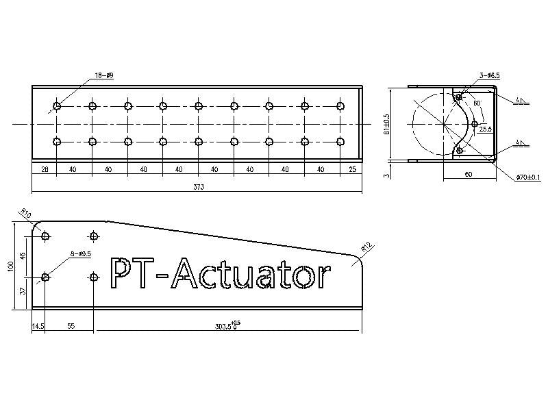 PT Actuators - 3 DOF Scorpion Super Actuators
