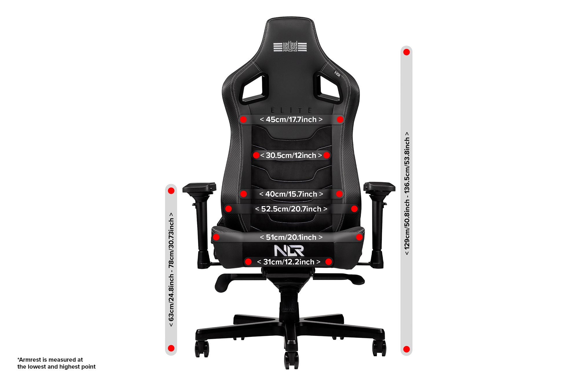 Next Level Racing Elite Gaming Chair Leather Suede Edition Speednation