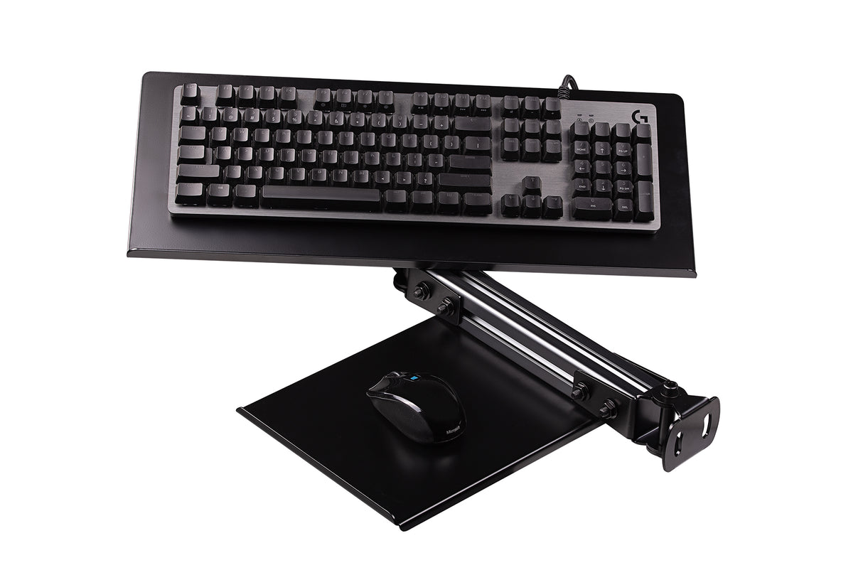 Next Level Racing® F-GT Elite Keyboard and Mouse Tray Carbon Grey