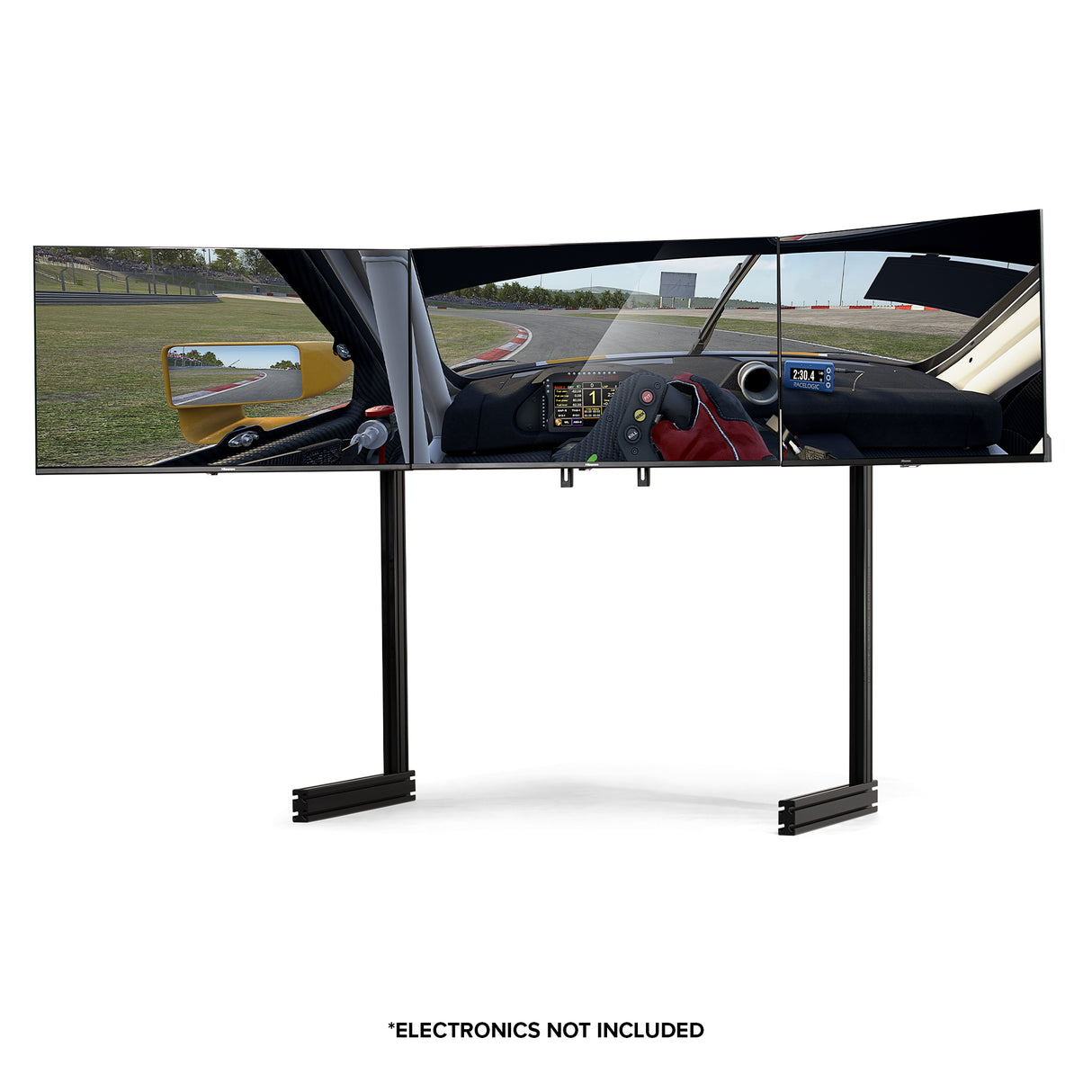 Next Level Racing - Elite Free Standing Triple Monitor Add-on - Black Edition