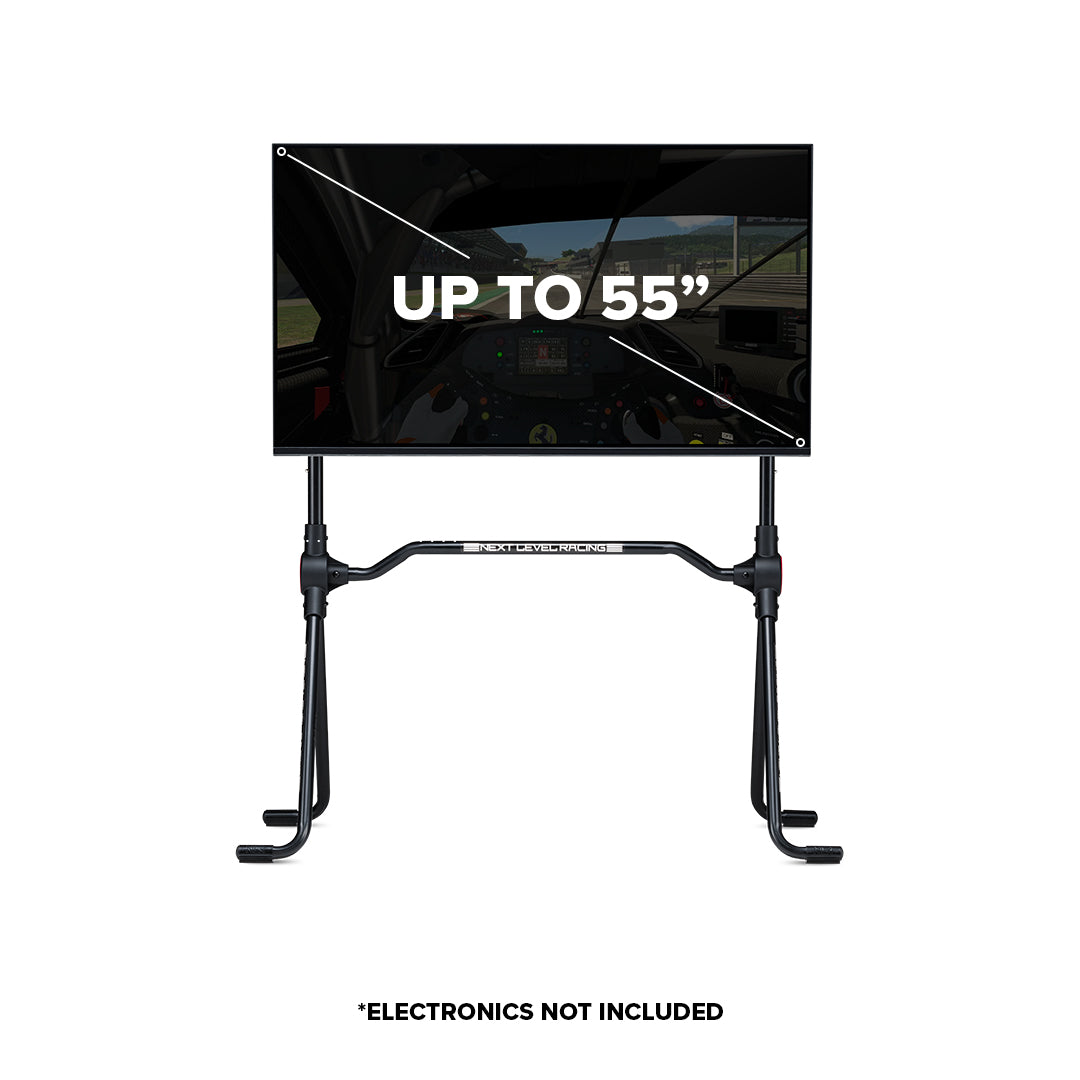NEXT LEVEL RACING テレビスタンド ブラック Free Standing Single Monitor Stand - Next Level Racing