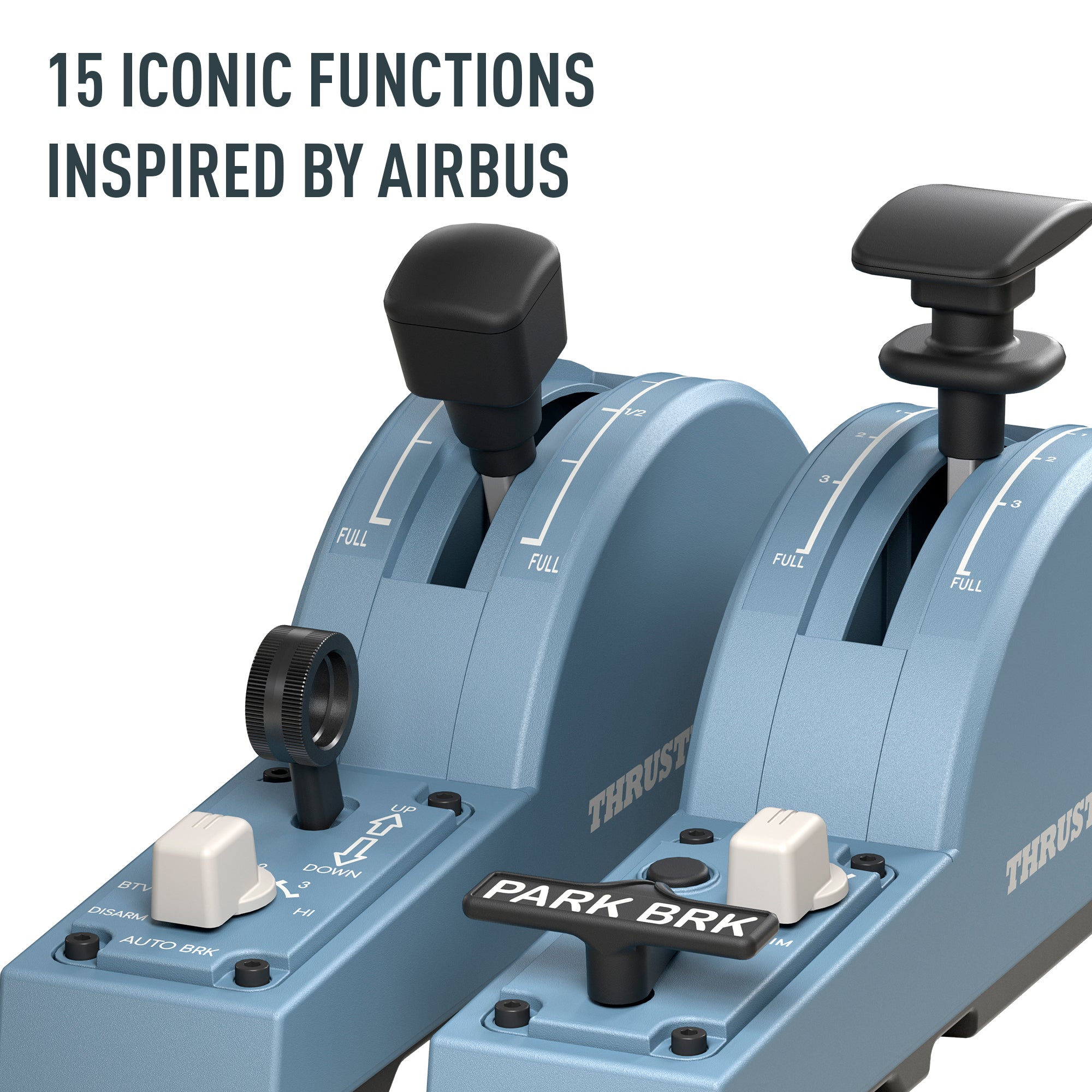 スラストマスター TCA QUADRANT ADD-ON Airbus TCA Quadrant Add-On Airbus Edition - | Thrustmaster