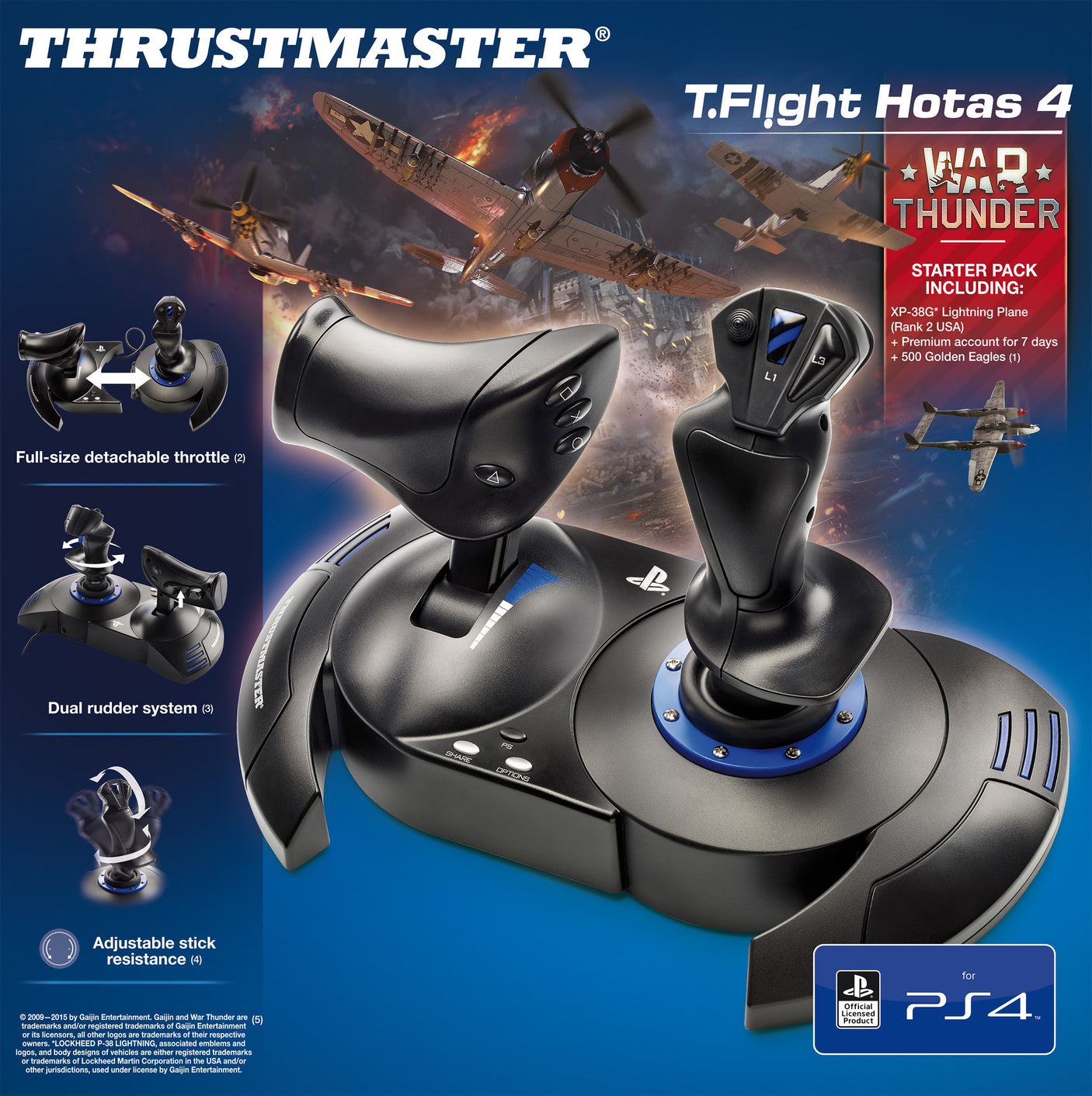 Thrustmaster T.Flight Hotas 4 Joystick PC/PS4
